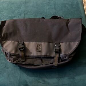 Chrome Industries messenger bag. Blue, gently used and in good condition.